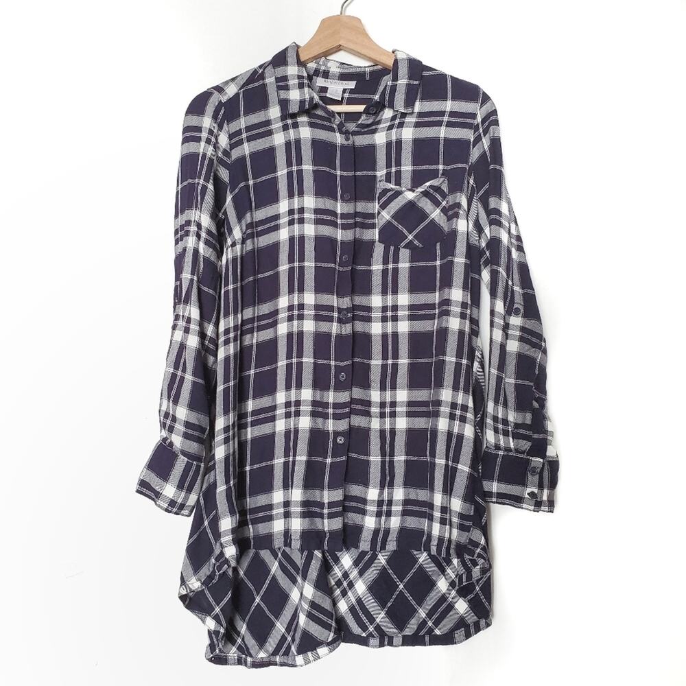 Motherhood Maternity | Soft Plaid Button Up Shirt